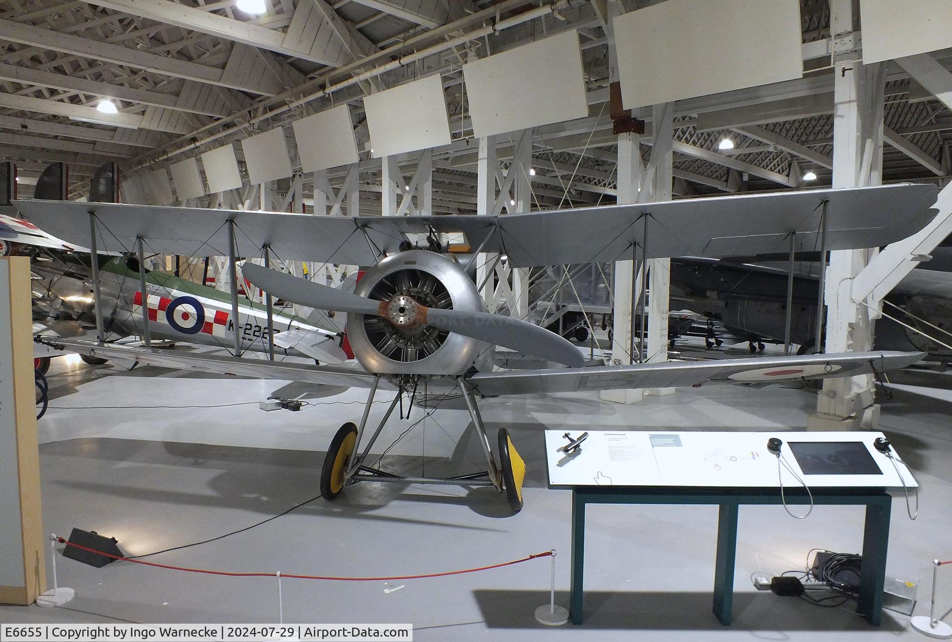 E6655, Sopwith Snipe 7F.1 Replica C/N Not found E6655, Sopwith Snipe 7F.1 replica at the RAF Museum Hendon
