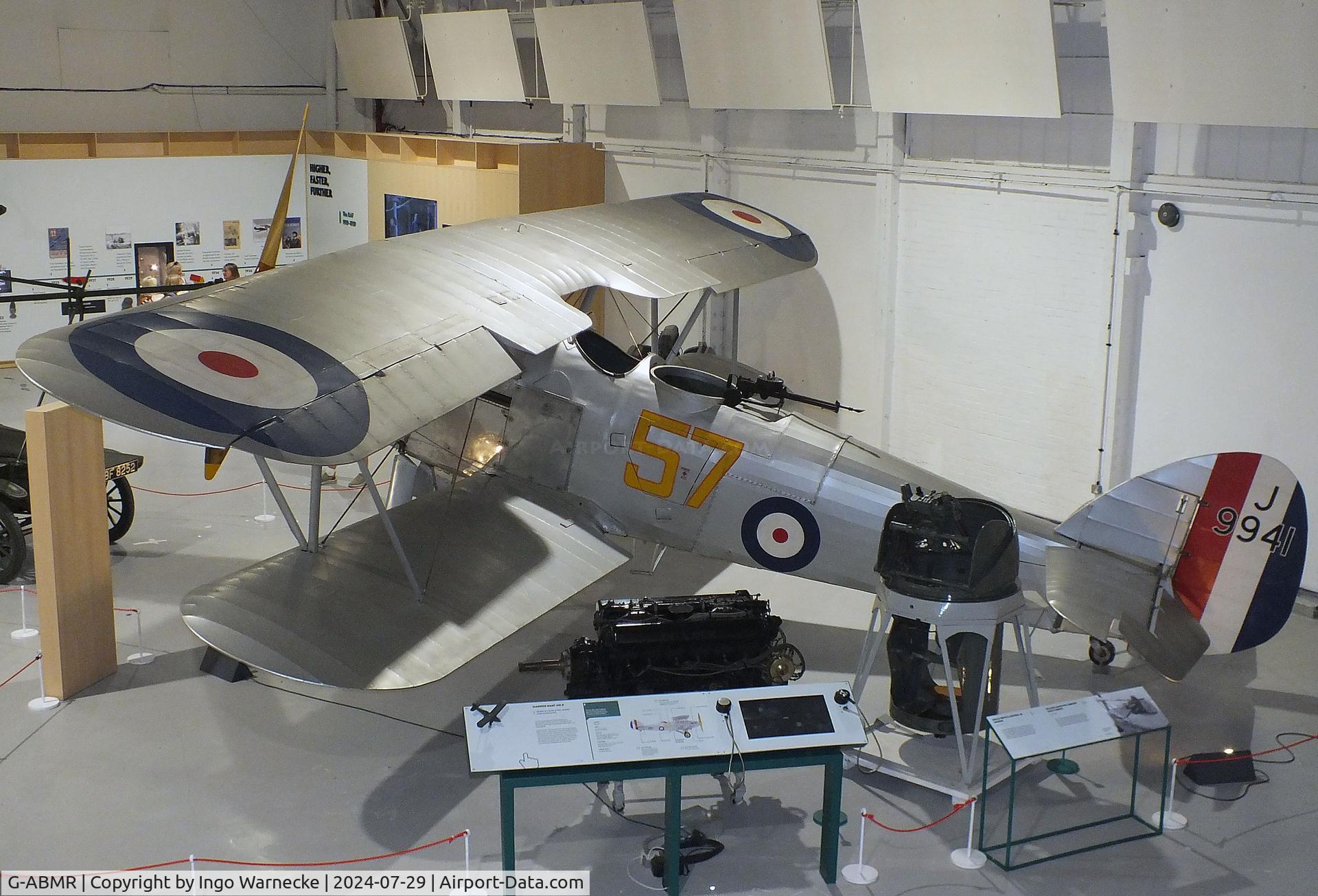 G-ABMR, 1931 Hawker Hart C/N HH1, Hawker Hart II at the RAF Museum Hendon