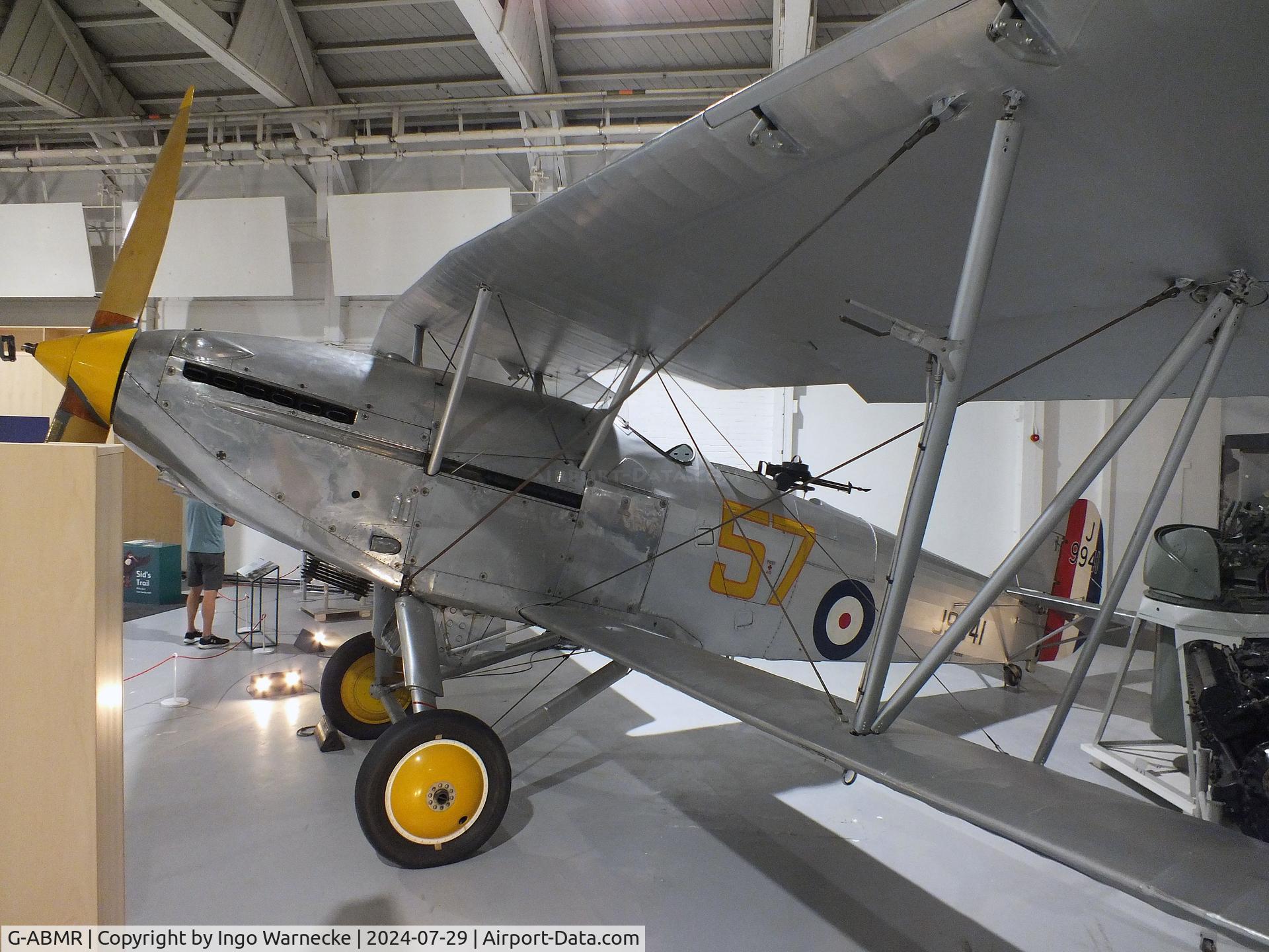G-ABMR, 1931 Hawker Hart C/N HH1, Hawker Hart II at the RAF Museum Hendon
