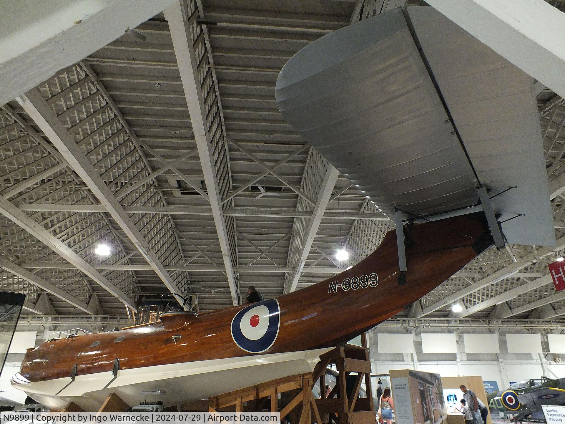 N9899, Supermarine Southampton I C/N Not found N9899, Supermarine Southampton I (minus wings) at the RAF Museum Hendon