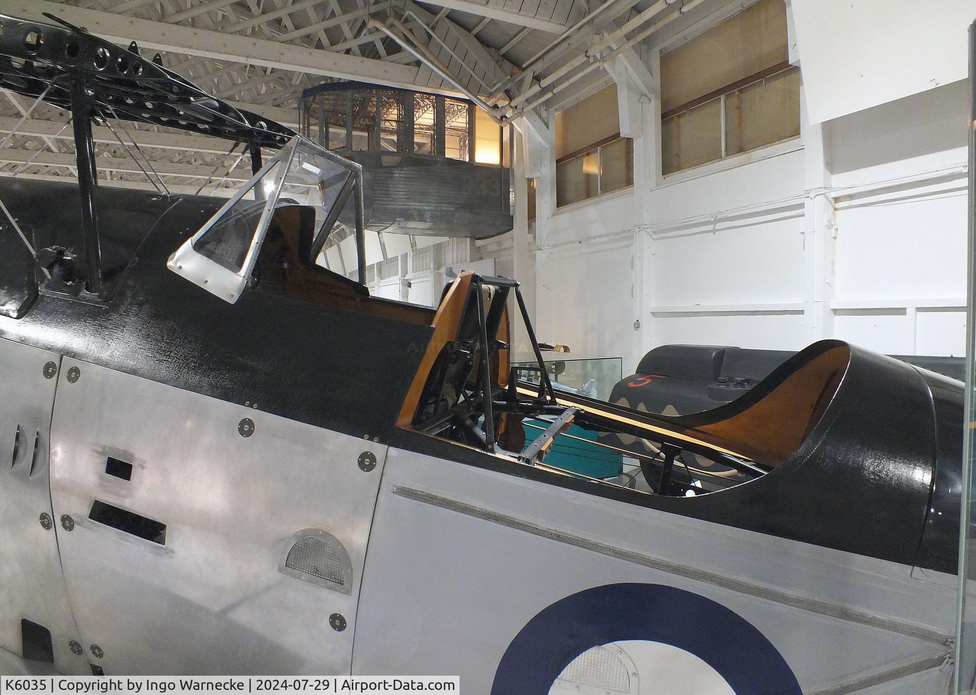 K6035, 1935 Westland Wallace II C/N WA24?2G, Westland Wallace II (minus wings) at the RAF Museum Hendon