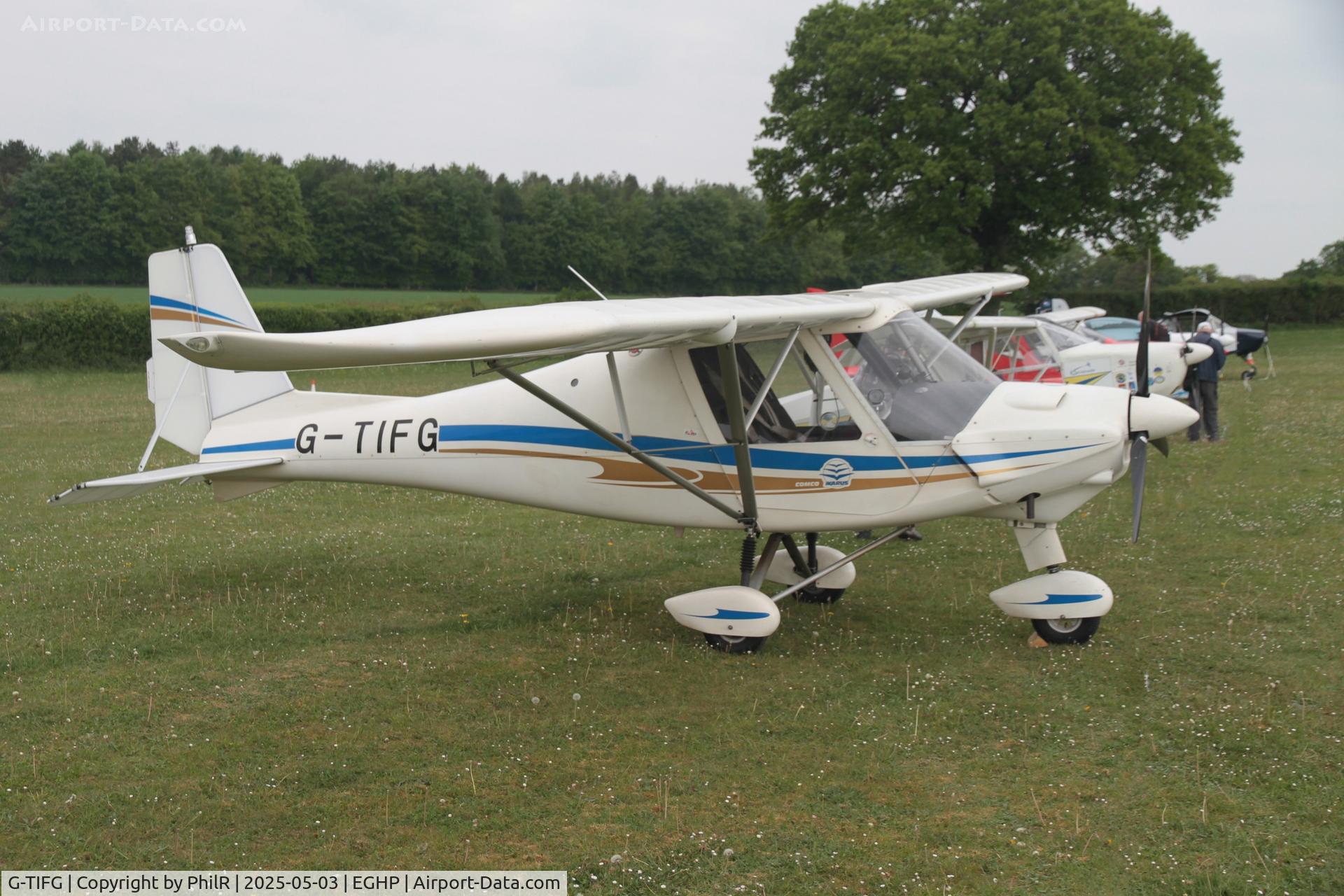 G-TIFG, 2010 Comco Ikarus C42 FB80 C/N 1009-7119, G-TIFG 2010 Pioneer Aviation UK Ltd Ikarus C42 FB80 Popham Microlight Fly In 