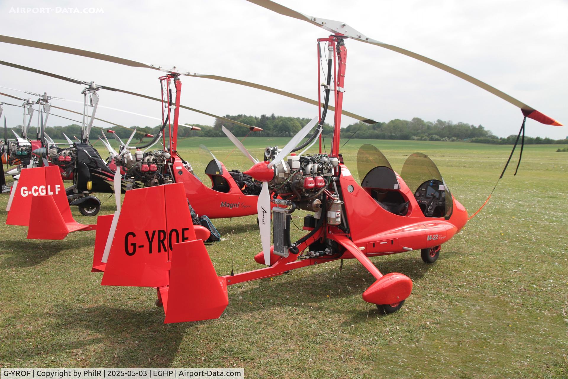 G-YROF, 2013 Magni Gyro M-22 Voyager C/N 22-13-8184, G-YROF 2013 Magni Gyro SRL Magni M22C Voyager Popham Microlight Fly In 