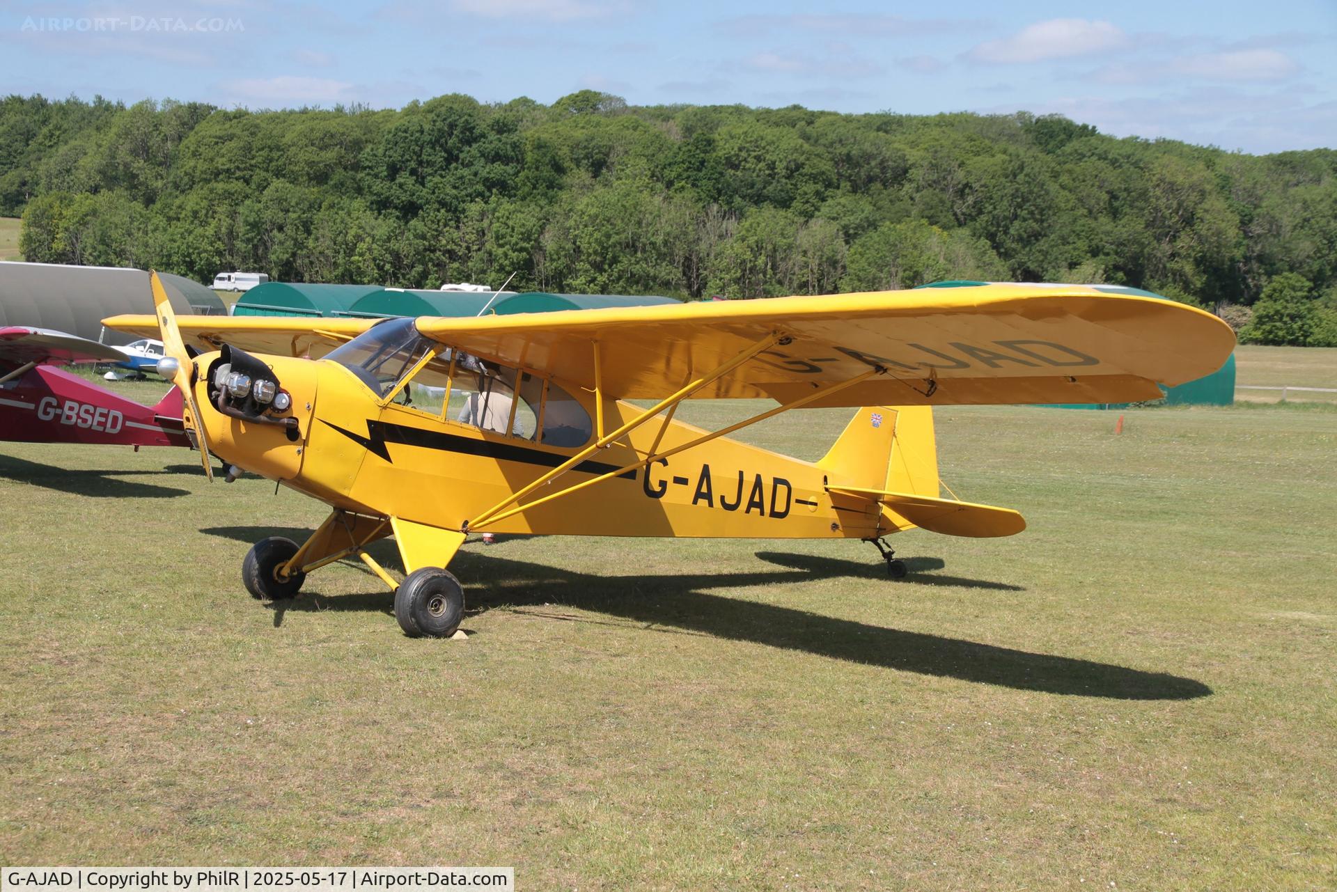 G-AJAD, 1943 Piper J3C-65 Cub Cub C/N 11700, G-AJAD 1943 Piper J3C-65 Cub Piper Fly In Popham