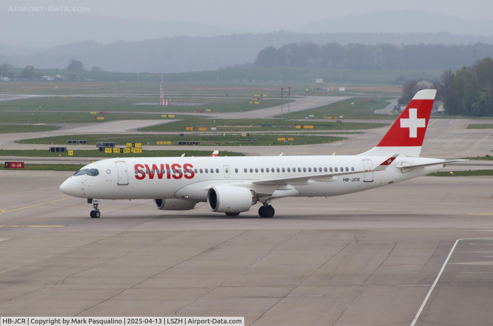 HB-JCR, 2018 Airbus A220-300 C/N 55044, Airbus A220-371