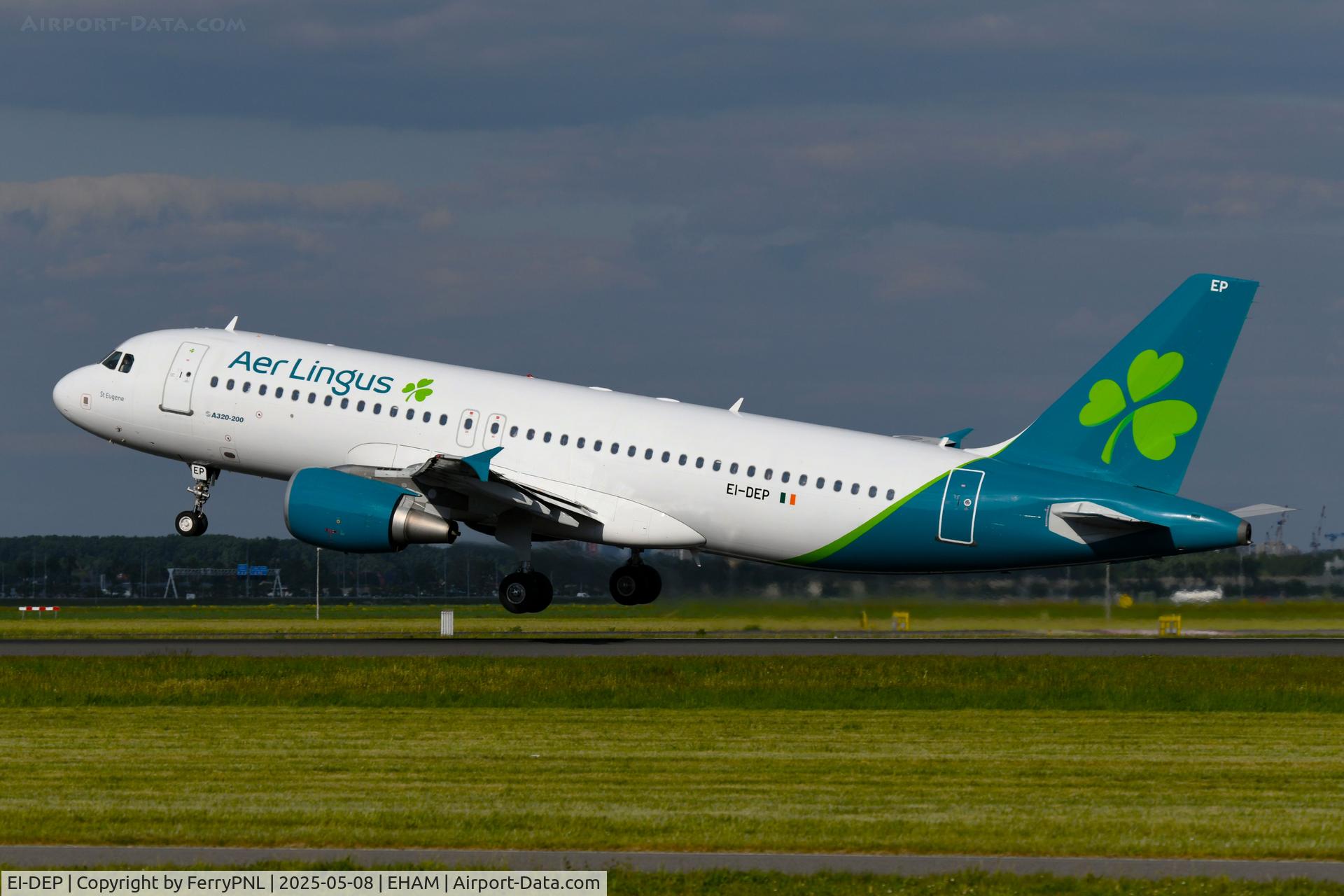 EI-DEP, 2005 Airbus A320-214 C/N 2542, Aer Lingus A320 taking-off