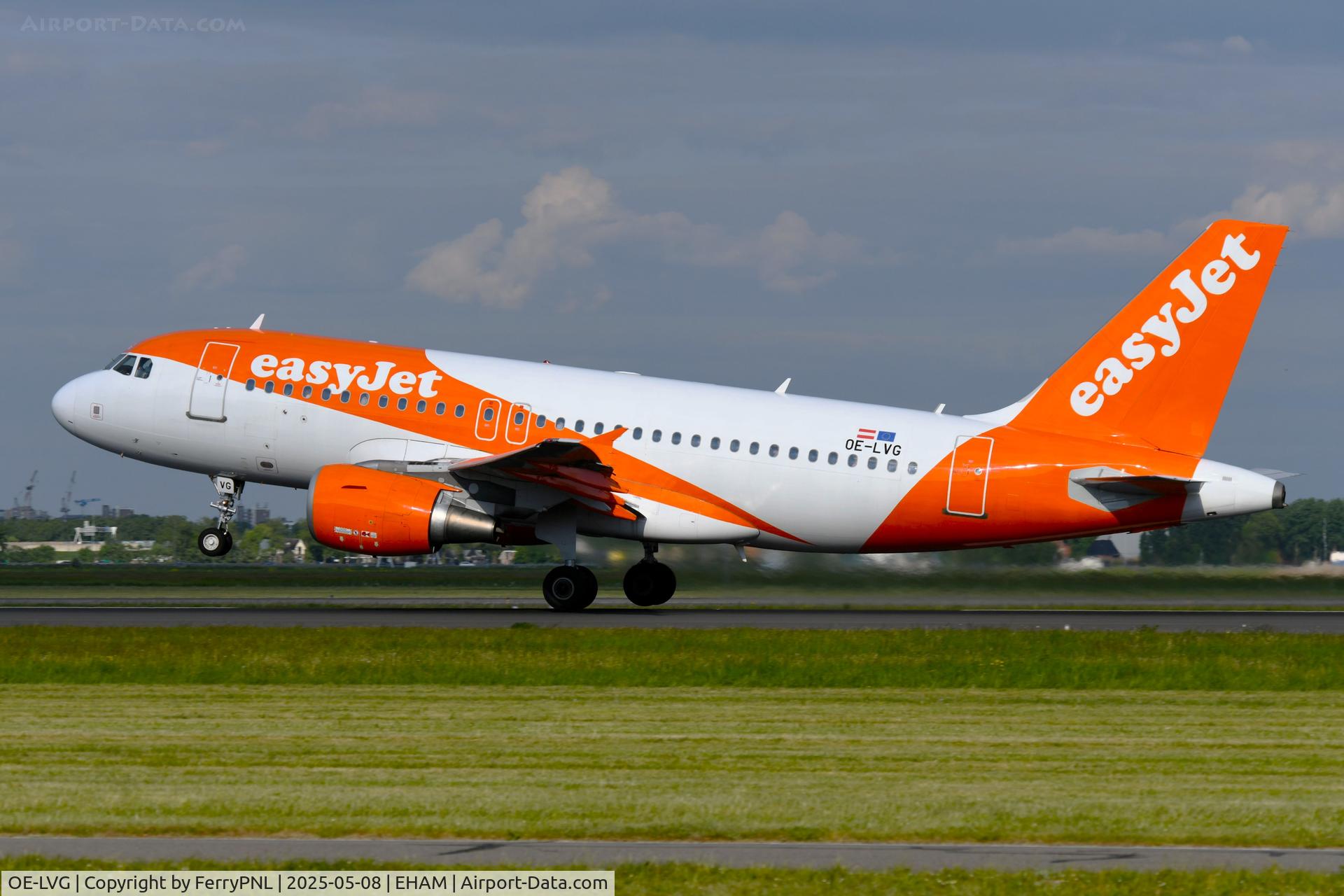 OE-LVG, 2006 Airbus A319-111 C/N 2744, Departure of EasyJet A319