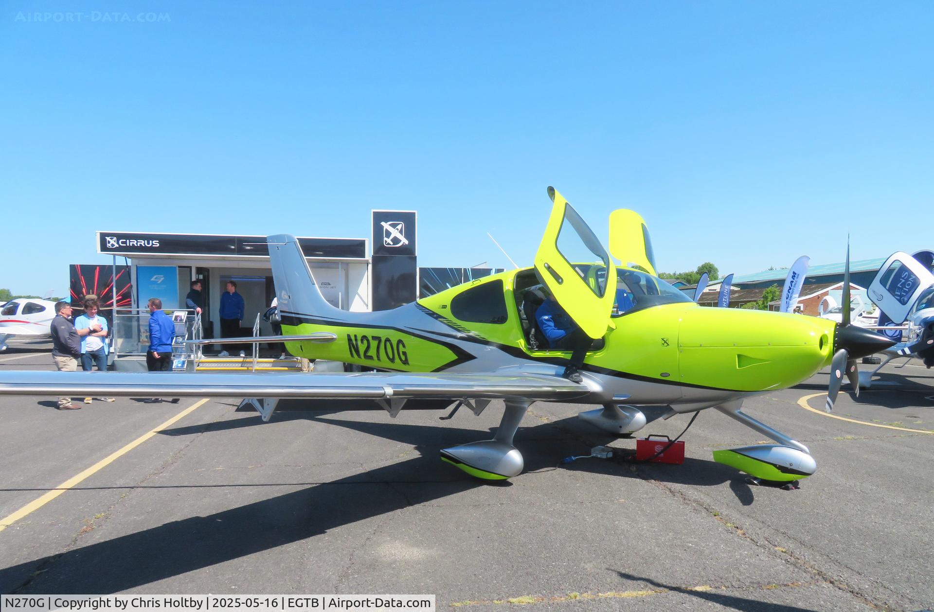 N270G, 2025 Cirrus Design Corp SR22 GTS C/N 10485, At the Air-Britain Fly-in Wycombe Air Park 2025