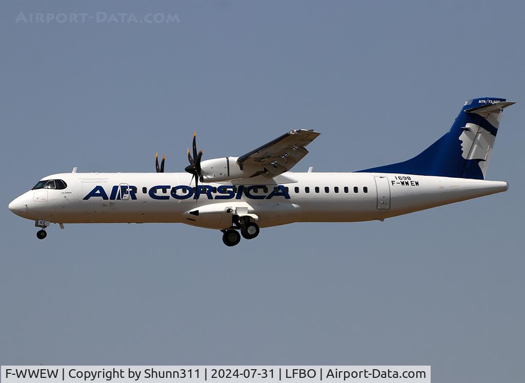 F-WWEW, 2024 ATR 72-600 C/N 1698, C/n 1698 - To be F-HXKZ