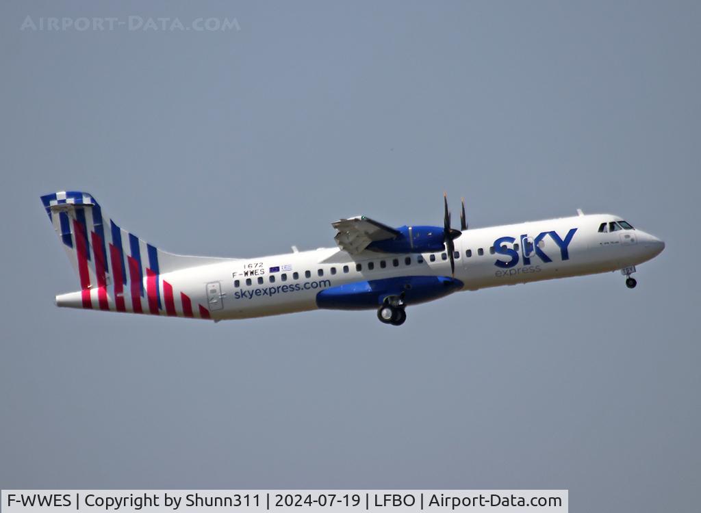 F-WWES, 2024 ATR 72-600 C/N 1672, C/n 1672 - To be SX-TSV
