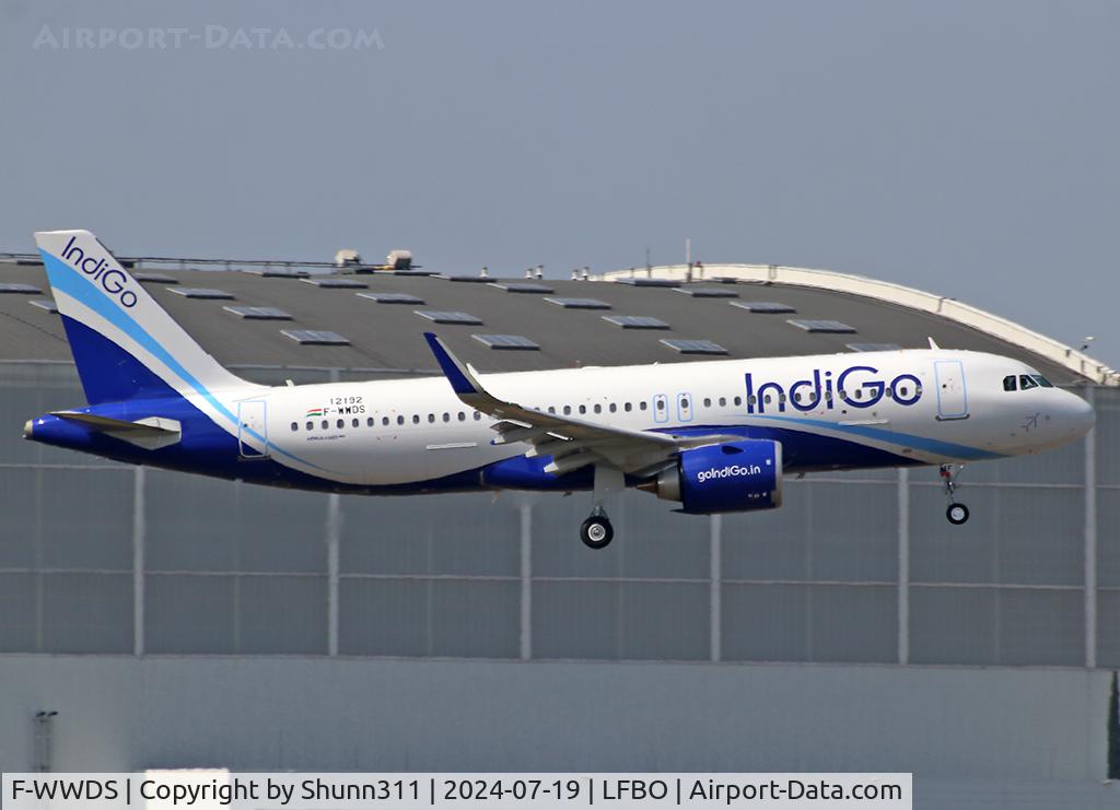 F-WWDS, 2024 Airbus A320-251N C/N 12192, C/n 12192 - To be VT-IXF