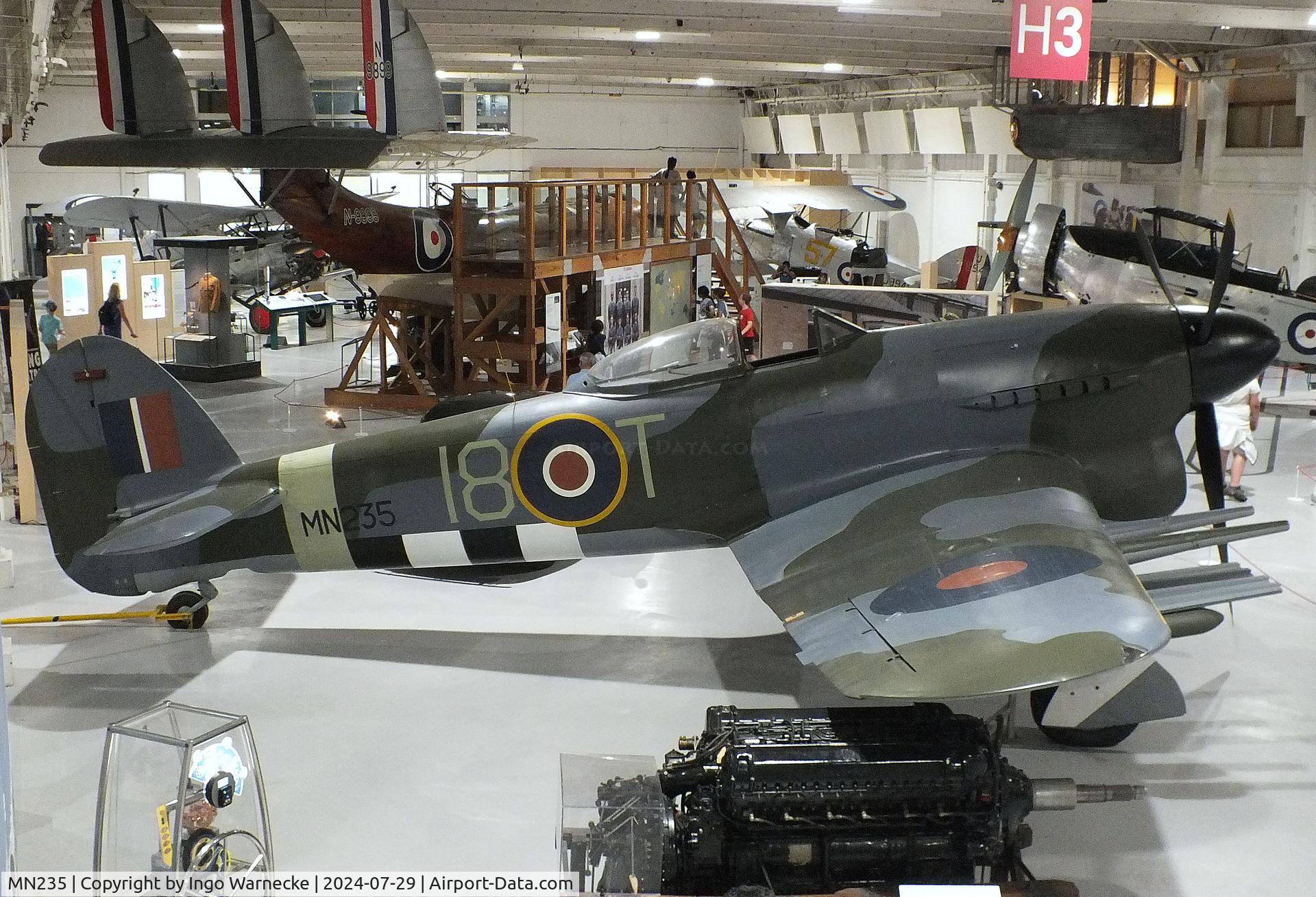 MN235, Hawker Typhoon IIB C/N Not found MN235, Hawker Typhoon II B at the RAF Museum Hendon