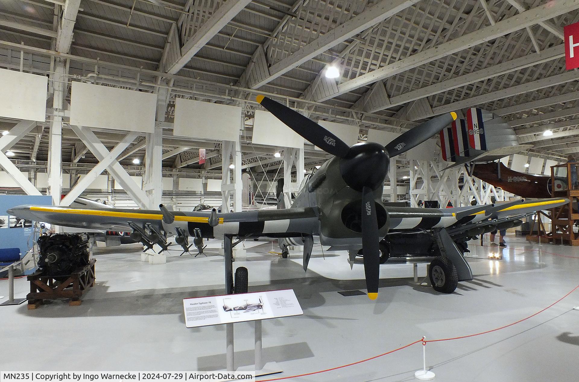 MN235, Hawker Typhoon IIB C/N Not found MN235, Hawker Typhoon II B at the RAF Museum Hendon