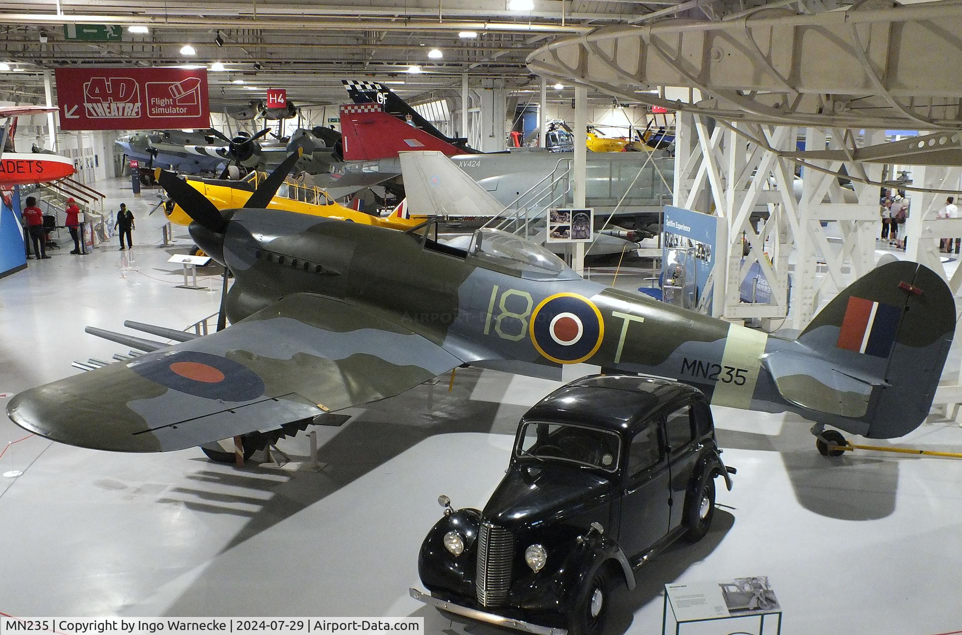 MN235, Hawker Typhoon IIB C/N Not found MN235, Hawker Typhoon II B at the RAF Museum Hendon