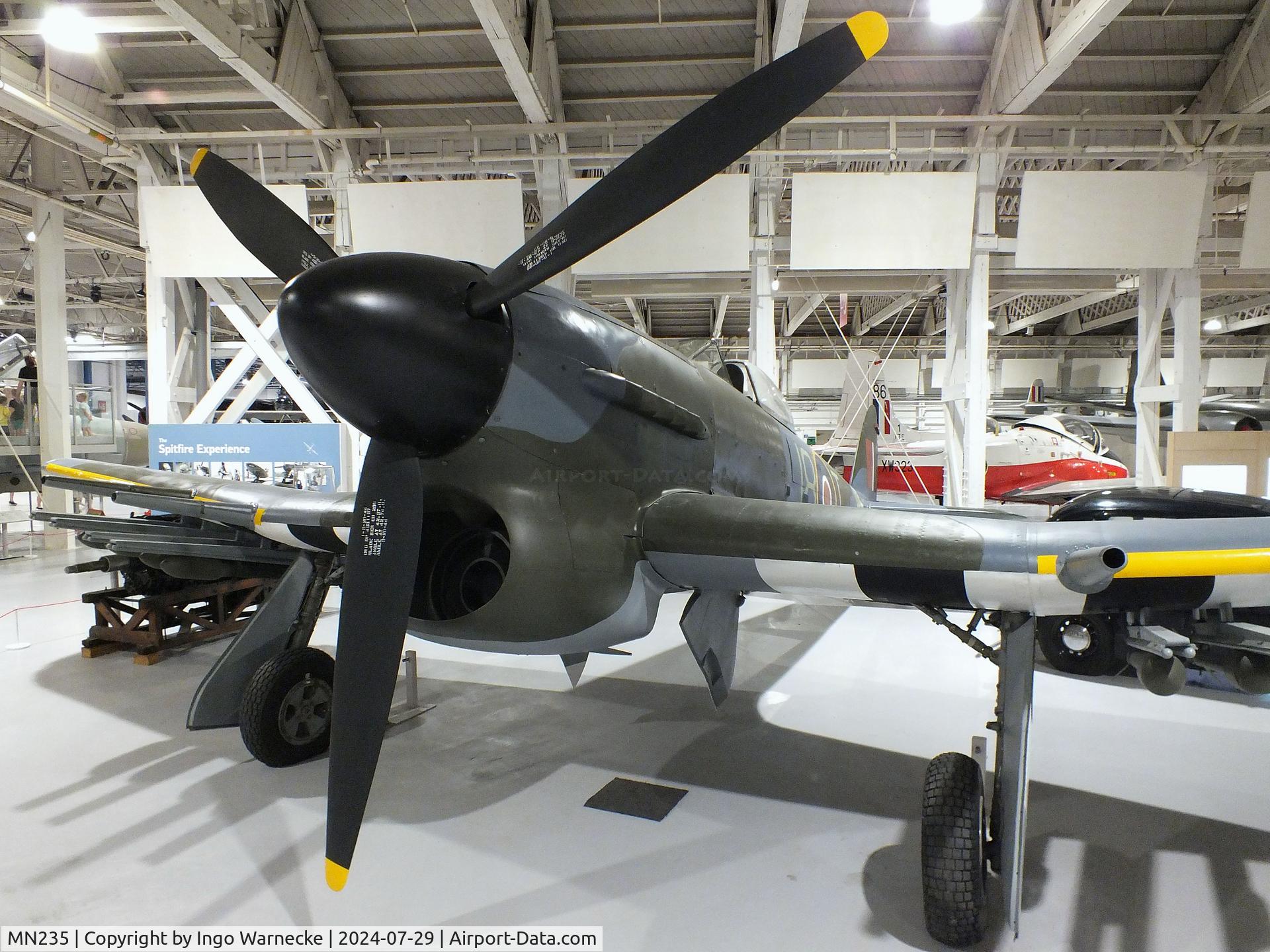 MN235, Hawker Typhoon IIB C/N Not found MN235, Hawker Typhoon II B at the RAF Museum Hendon