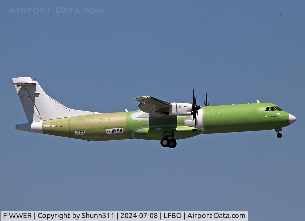 F-WWER, 2024 ATR 72-600F C/N 1763, C/n 1763 - For Swiftair / Fedex Feeder as EC-OIE
