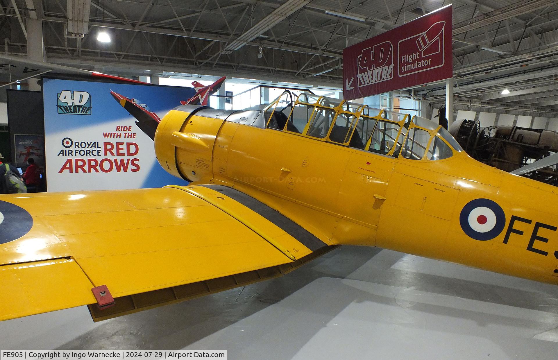 FE905, Noorduyn AT-16 Harvard IIB C/N 14-639, North American (Noorduyn) T-6 / AT-16 Harvard II B at the RAF Museum Hendon