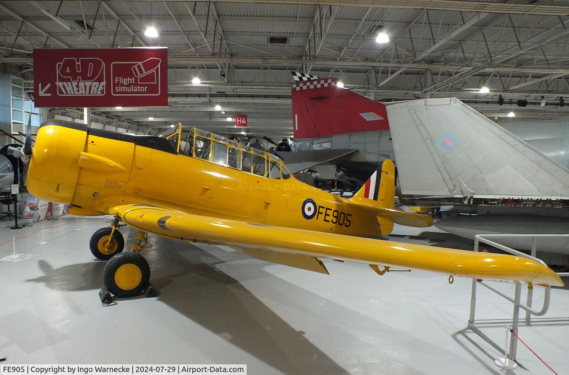 FE905, Noorduyn AT-16 Harvard IIB C/N 14-639, North American (Noorduyn) T-6 / AT-16 Harvard II B at the RAF Museum Hendon