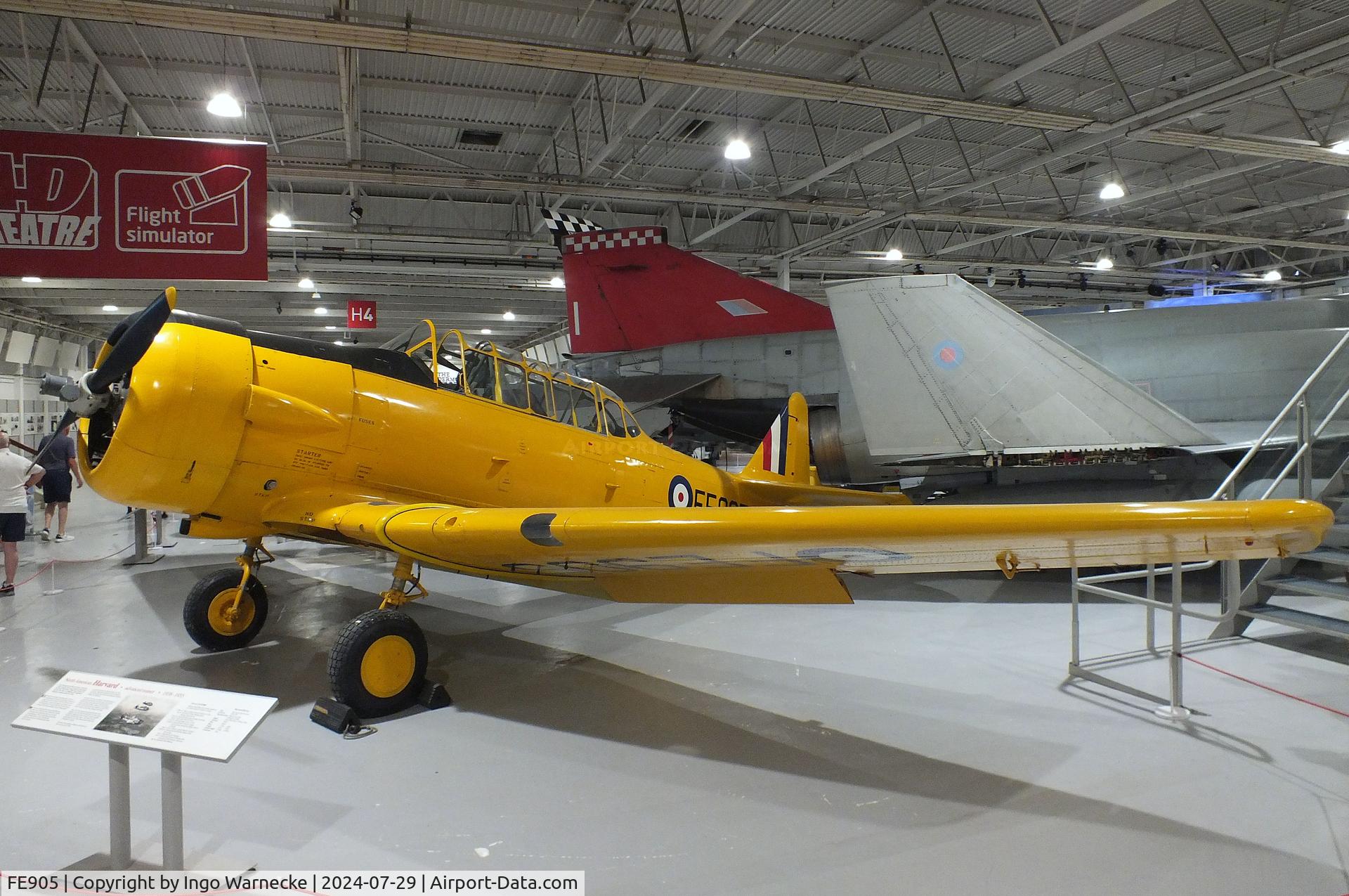 FE905, Noorduyn AT-16 Harvard IIB C/N 14-639, North American (Noorduyn) T-6 / AT-16 Harvard II B at the RAF Museum Hendon