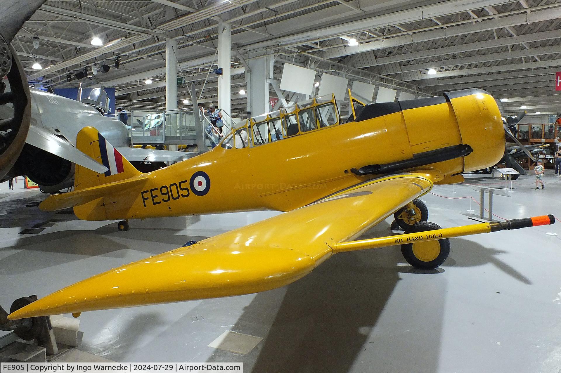 FE905, Noorduyn AT-16 Harvard IIB C/N 14-639, North American (Noorduyn) T-6 / AT-16 Harvard II B at the RAF Museum Hendon