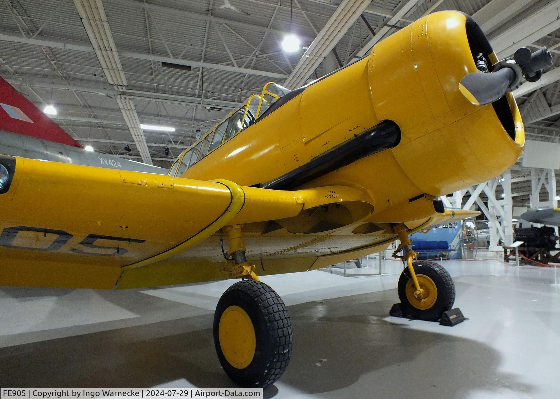 FE905, Noorduyn AT-16 Harvard IIB C/N 14-639, North American (Noorduyn) T-6 / AT-16 Harvard II B at the RAF Museum Hendon
