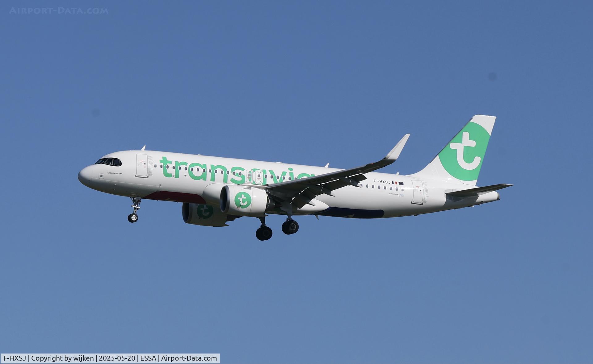 F-HXSJ, 2025 Airbus A320-252N C/N 12367, Rwy 01L