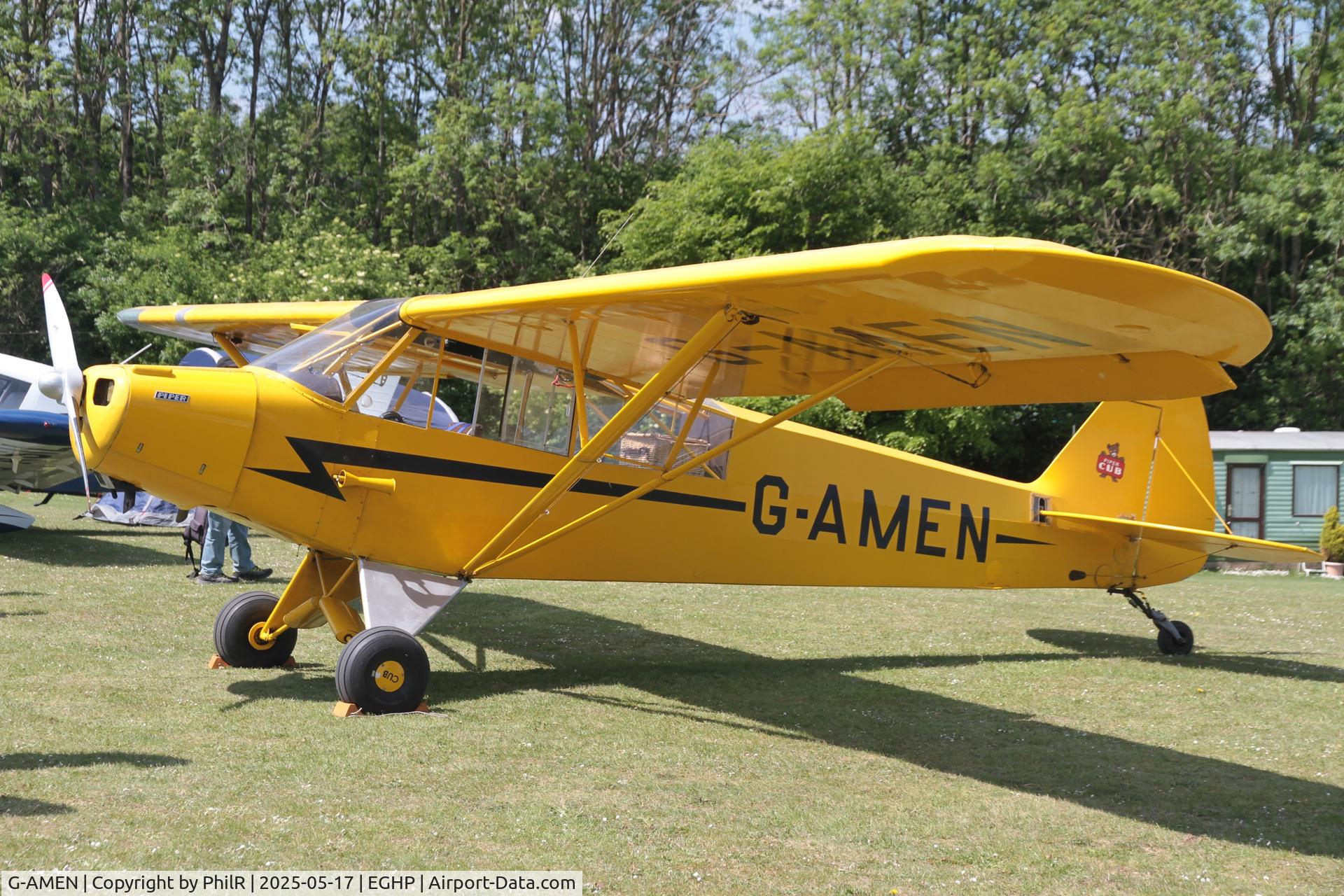 G-AMEN, 1952 Piper L-18C Super Cub C/N 18-1998, G-AMEN 1952 PIPER L18C Super Cub Piper Fly In Popham 17.05.25 (1)