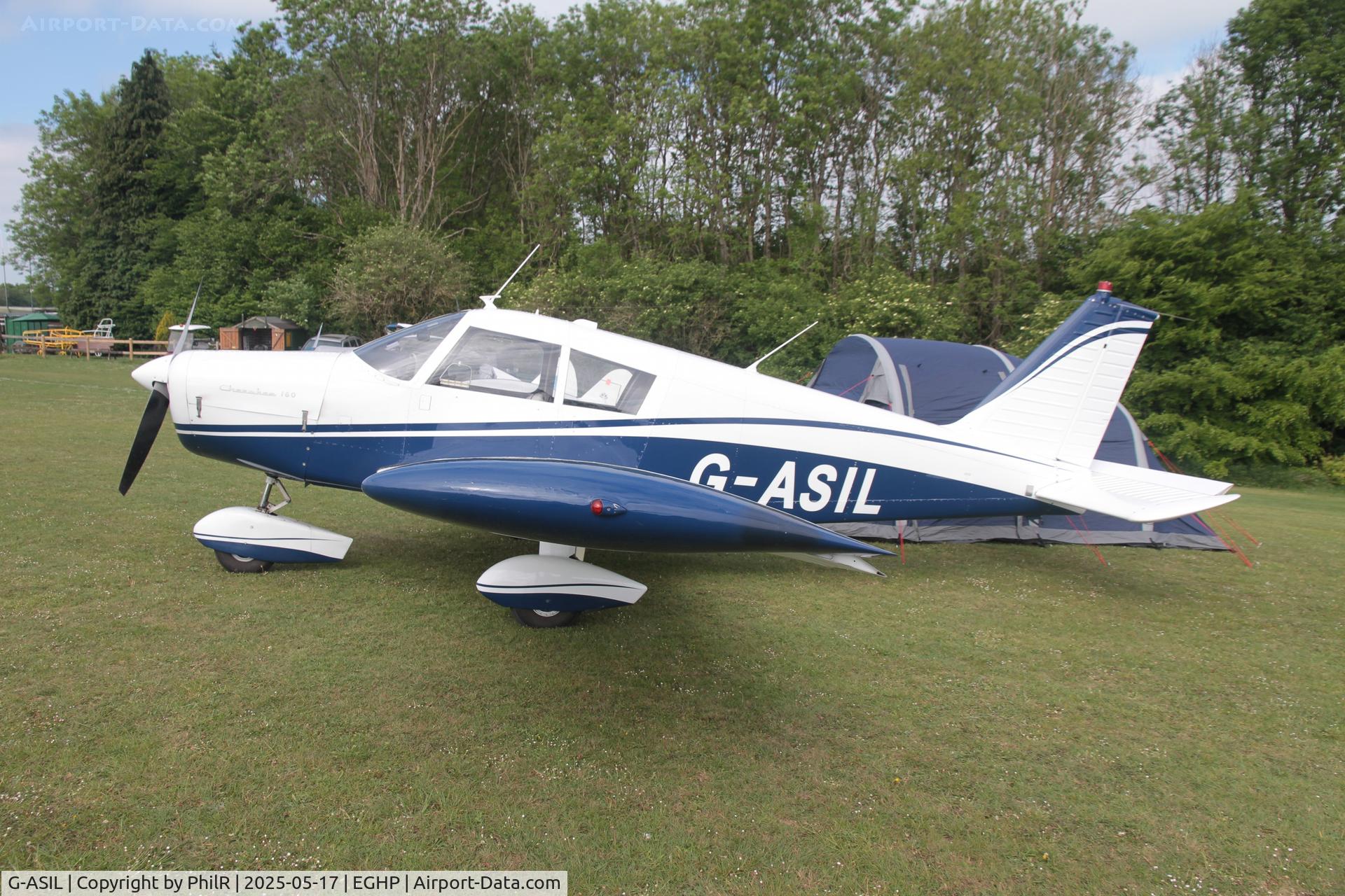 G-ASIL, 1963 Piper PA-28-180 Cherokee C/N 28-1350, G-ASIL 1963 Piper PA-28-180 Cherokee Piper Fly In Popham