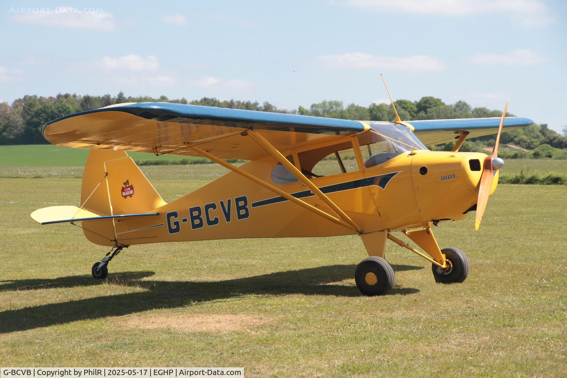 G-BCVB, 1949 Piper PA-17 Vagabond C/N 17-190, G-BCVB 1949 Piper PA-17 Vagabond Piper Fly In Popham 