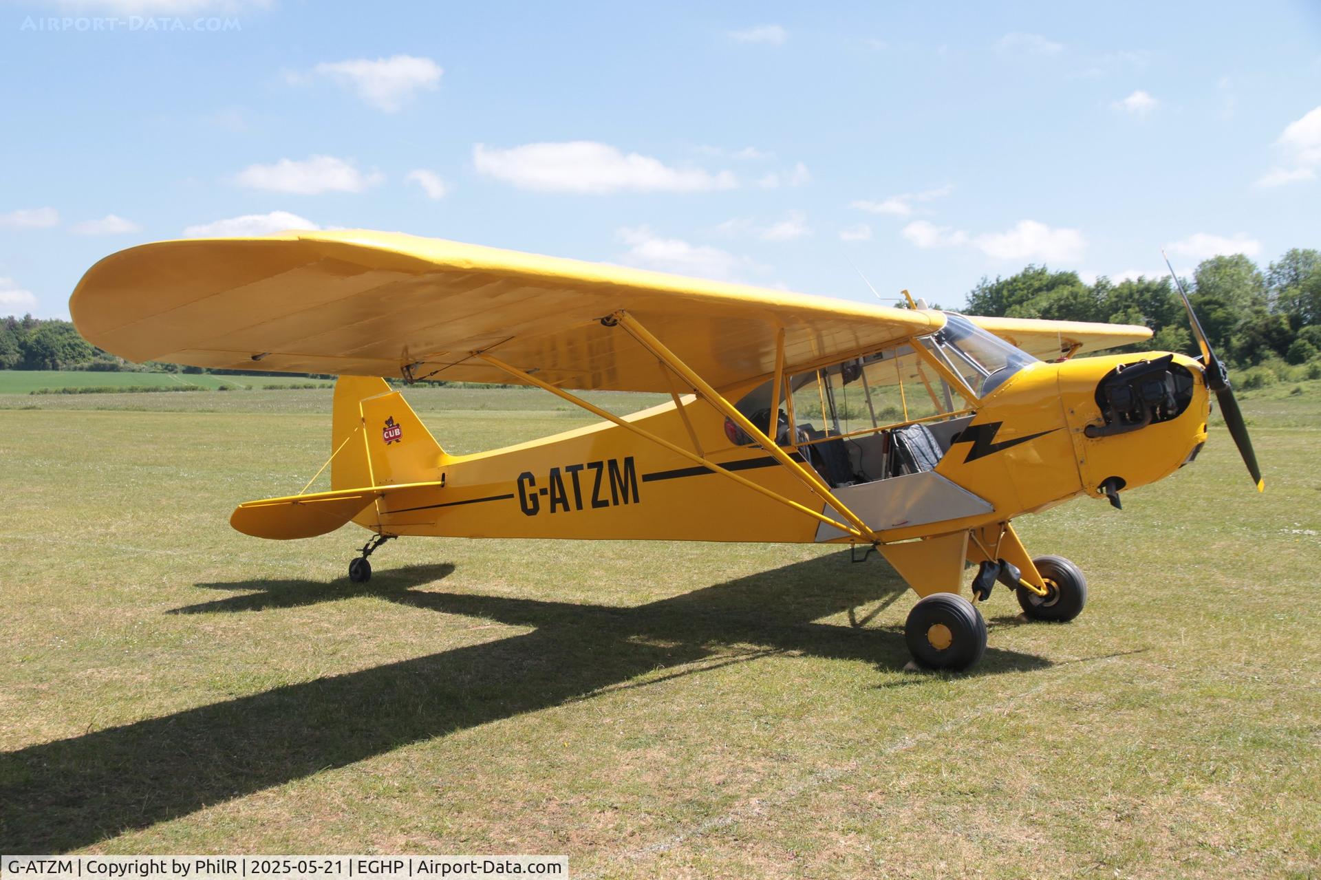 G-ATZM, 1946 Piper J3C (Mod) Cub C/N 20868, G-ATZM 1946 Piper J3C (Modified) Cub Piper Fly In Popham