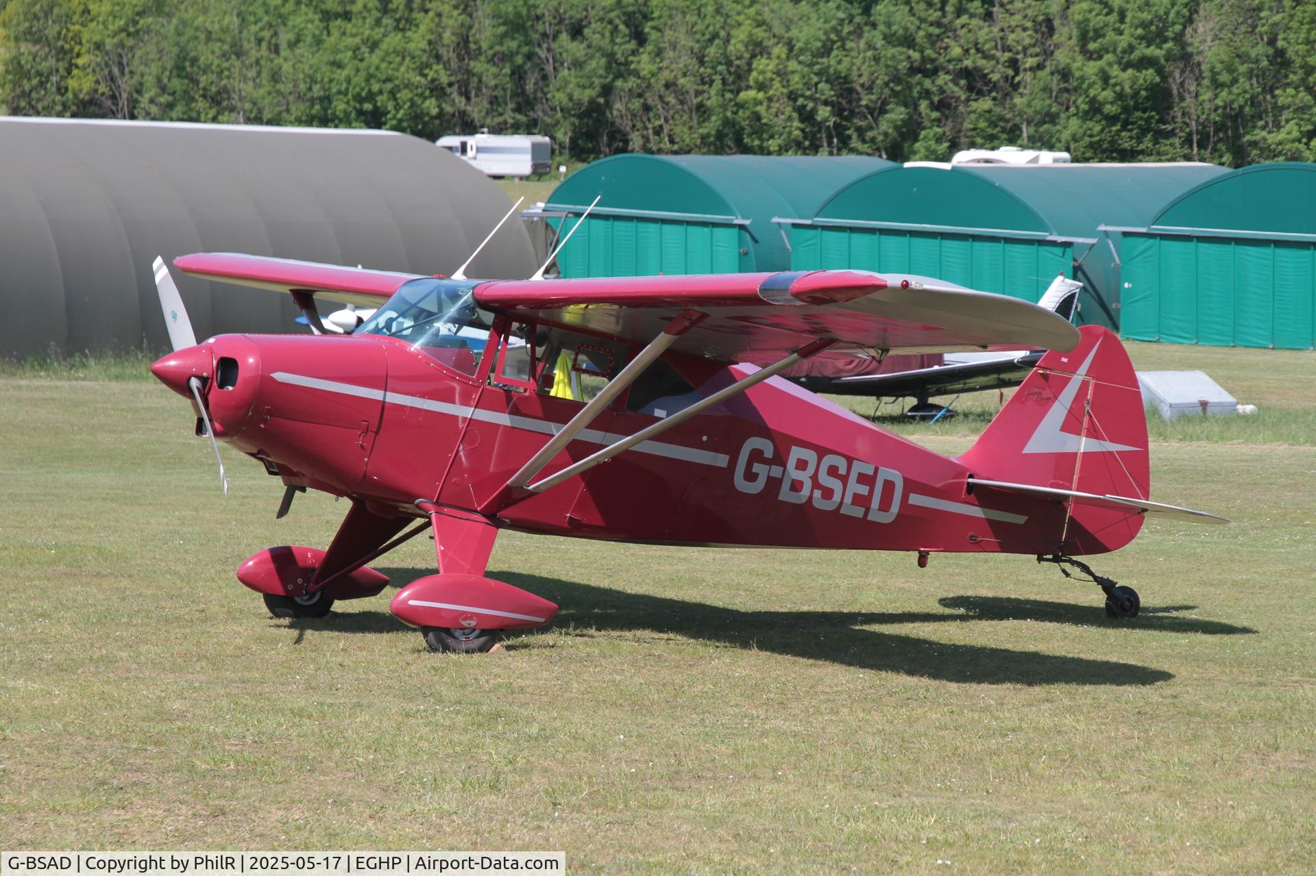 G-BSAD, 1990 Pilatus Britten-Norman BN-2T Islander C/N 2231, G-BSAD 1957 Piper PA-22-160 Tri Pacer Piper Fly In Popham 