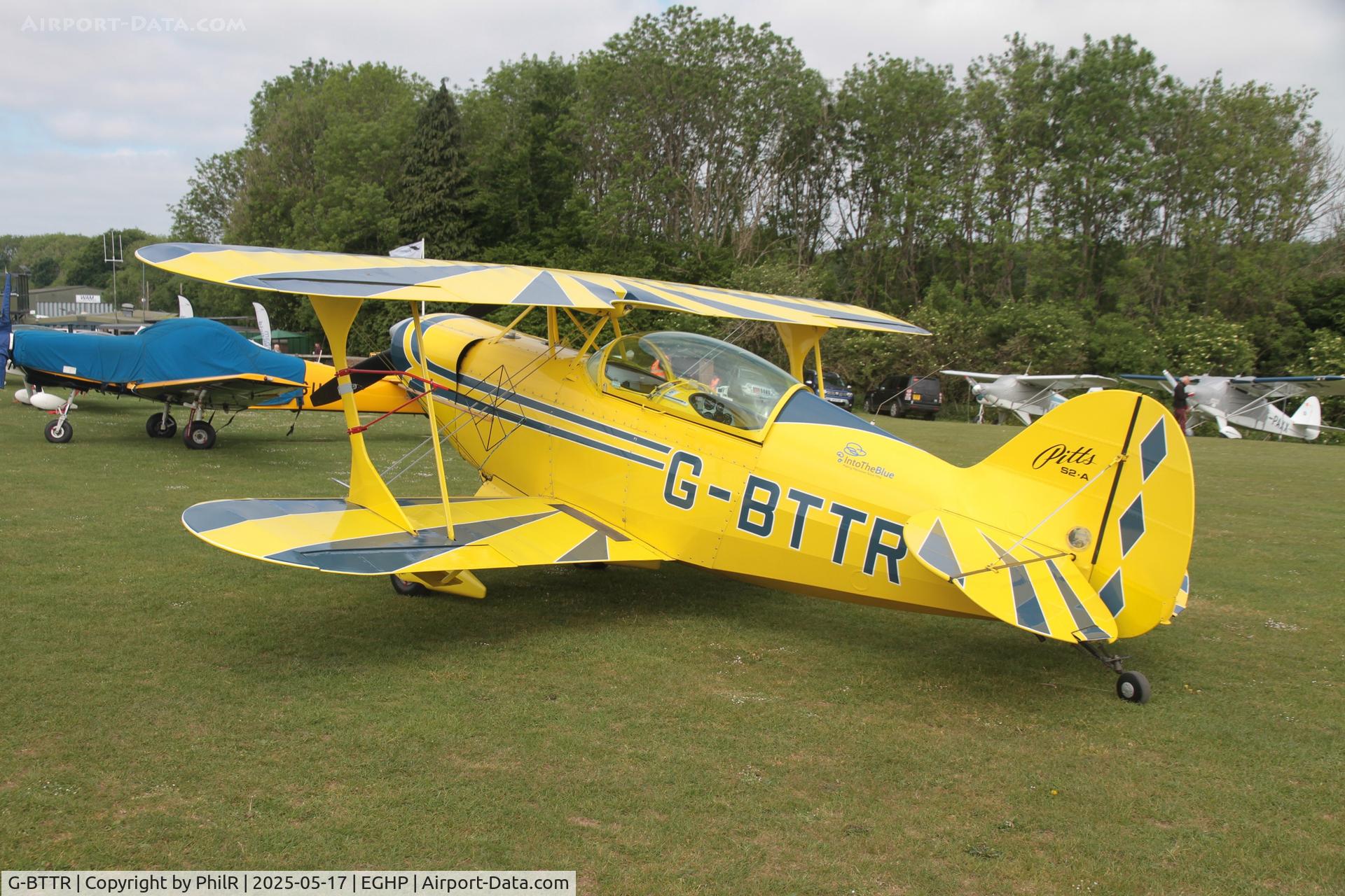G-BTTR, 1979 Aerotek Pitts S-2A Special C/N 2208, G-BTTR 1979 Aerotek Pitts S-2A Special Piper Fly In Popham