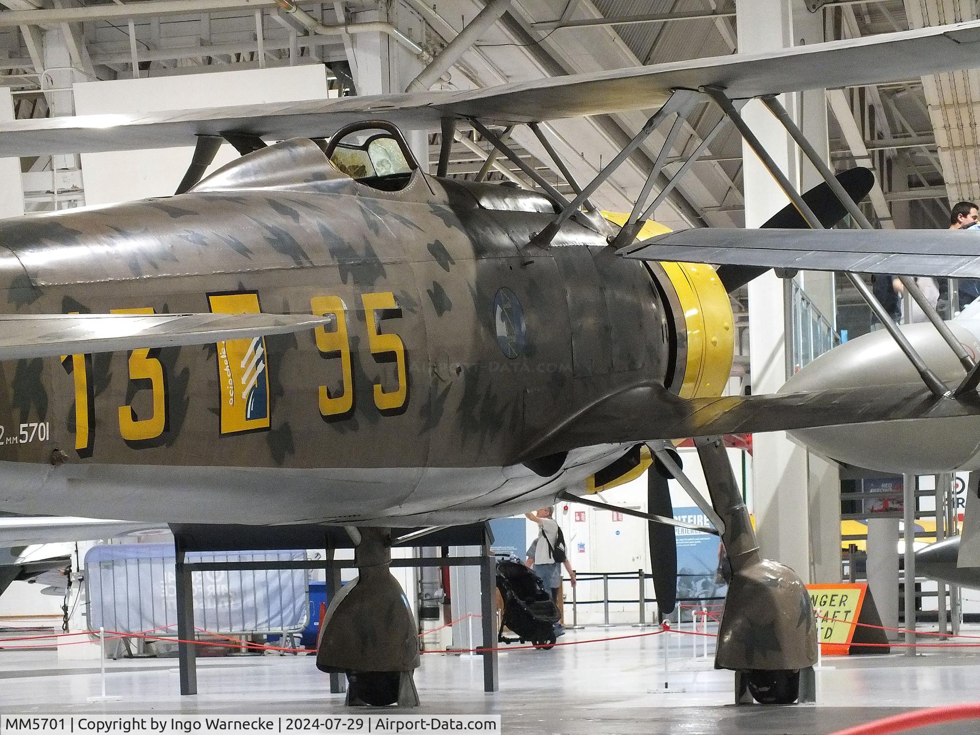 MM5701, Fiat CR.42 Falco C/N Not found MM5701, FIAT CR.42 Falco at the RAF Museum Hendon