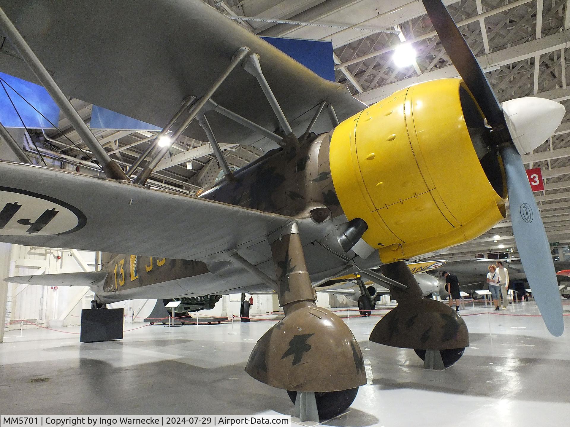 MM5701, Fiat CR.42 Falco C/N Not found MM5701, FIAT CR.42 Falco at the RAF Museum Hendon