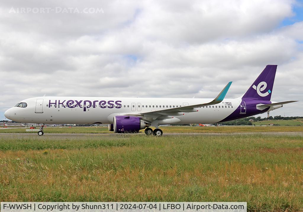 F-WWSH, 2024 Airbus A321-251NX Neo C/N 11922, C/n 11992 - To be B-KKI