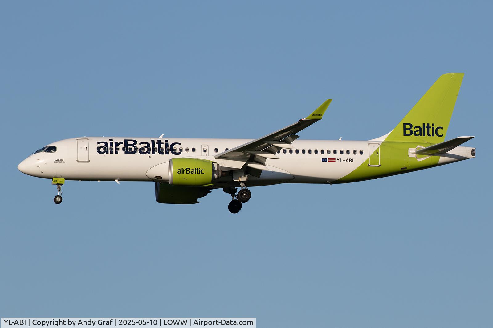 YL-ABI, 2022 Airbus Canada A220-300 C/N 55163, Air Baltic A220-300