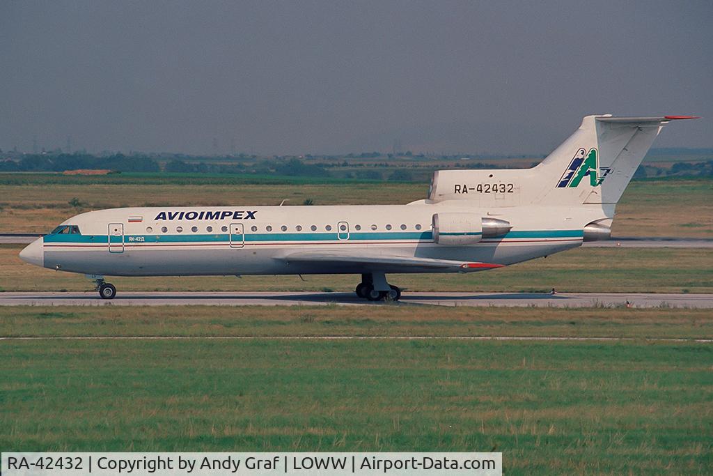 RA-42432, 1994 Yakovlev Yak-42D C/N 4520424410016, Aviaimpex Y42