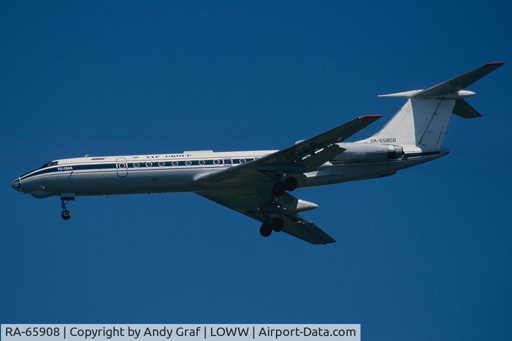 RA-65908, 1983 Tupolev Tu-134AK C/N 63870, VAP Group Tu134AK