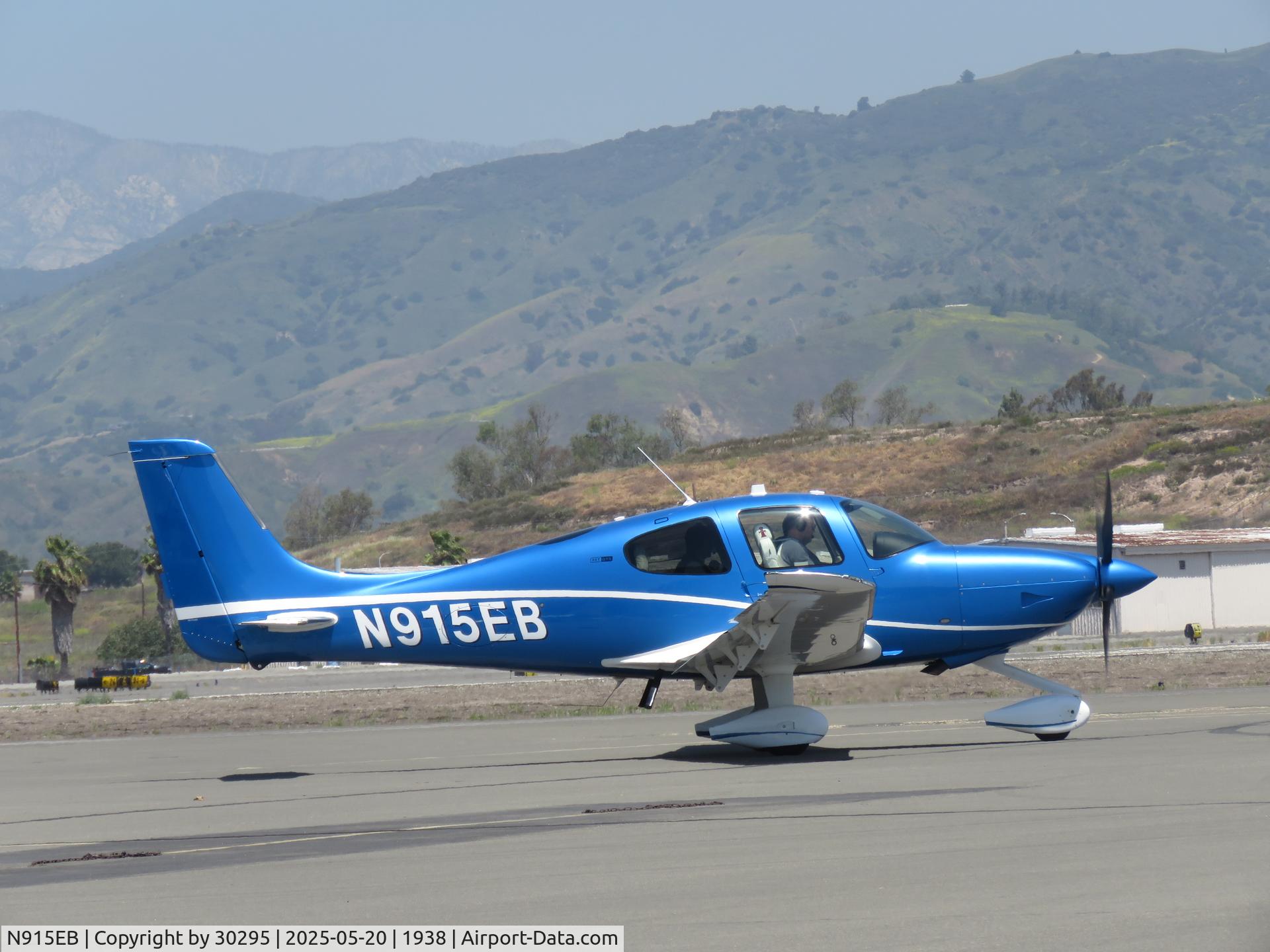 N915EB, 2020 Cirrus SR22T GTS C/N 2136, Taxiing