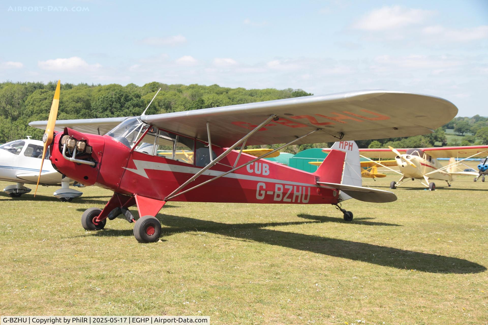 G-BZHU, 1982 Wag-Aero Sport Trainer C/N AACA/351, G-BZHU 1982 WAG-Aero Sport Trainer Cuby Piper Fly In Popham