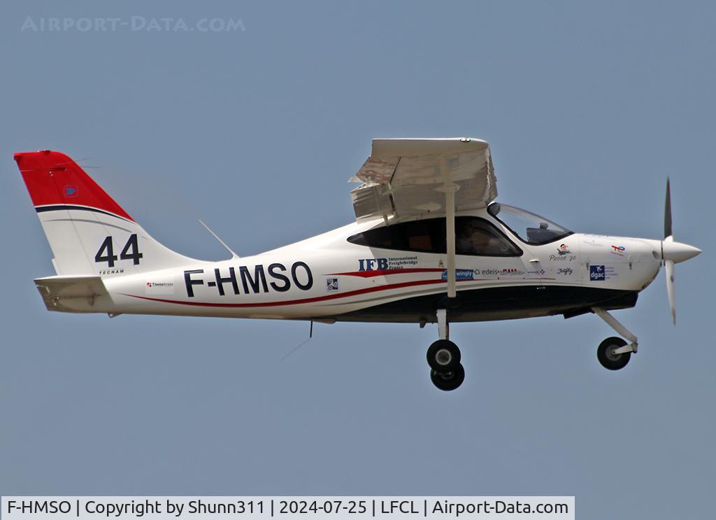 F-HMSO, 2014 Tecnam P2008 JC C/N 1033, Taking off... Used during Young Pilot Tour 2024...