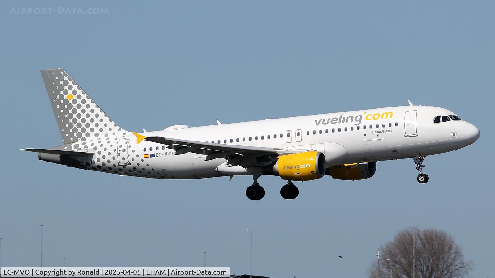 EC-MVO, 2010 Airbus A320-214 C/N 4291, at eham
