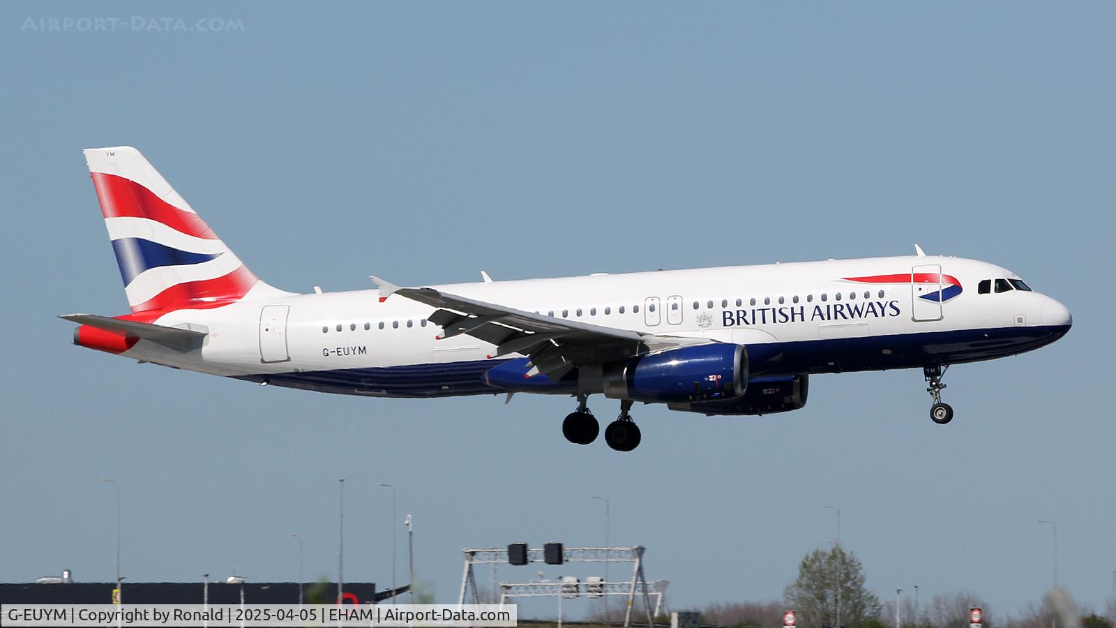 G-EUYM, 2011 Airbus A320-232 C/N 4791, at eham