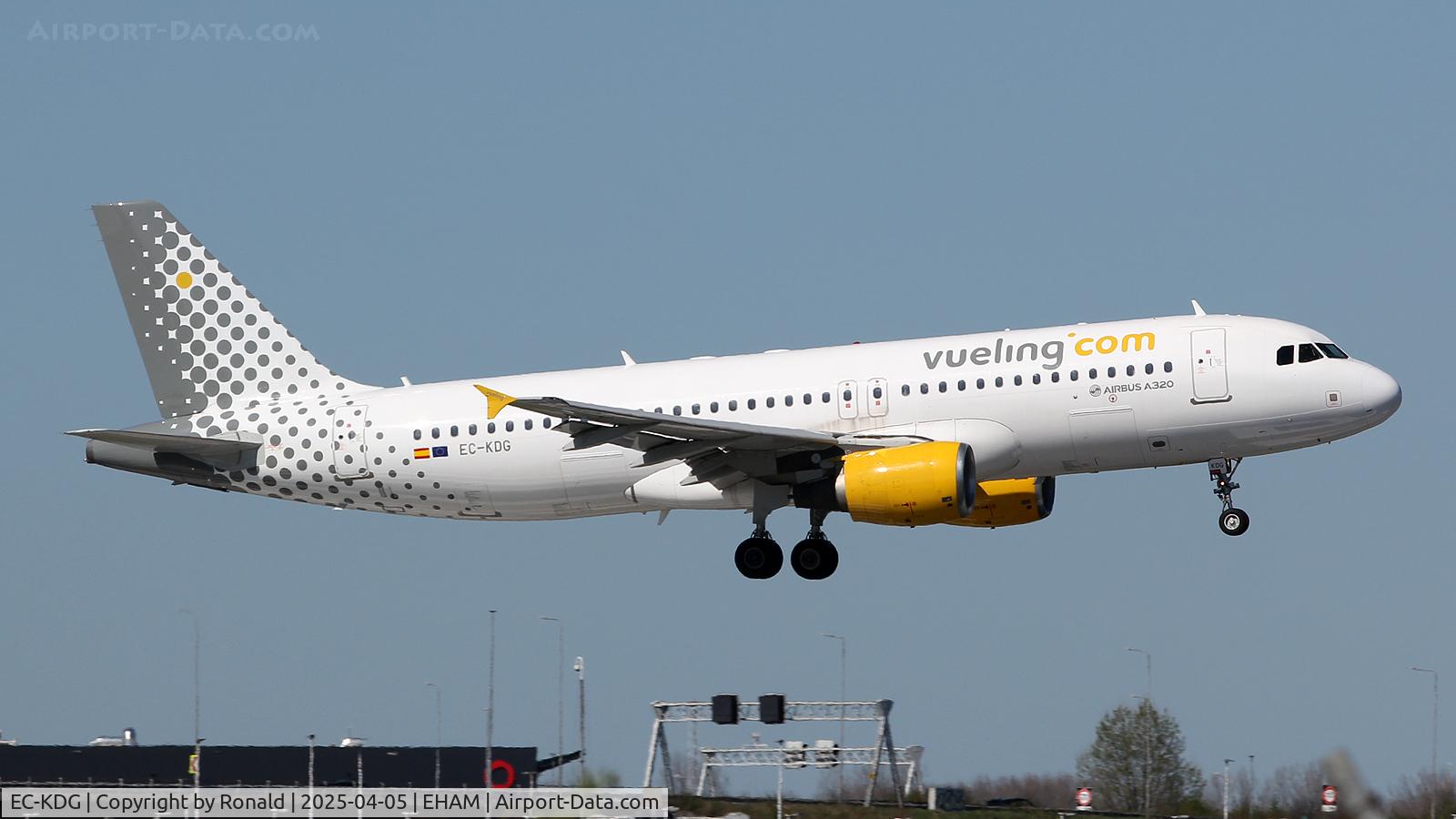 EC-KDG, 2007 Airbus A320-214 C/N 3095, at eham