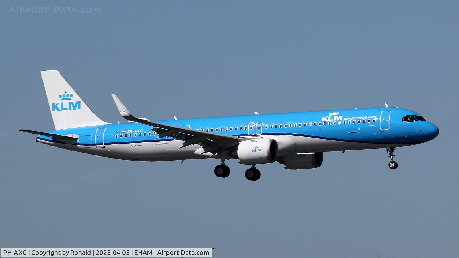 PH-AXG, 2025 Airbus A321-252NX C/N 12445, at eham