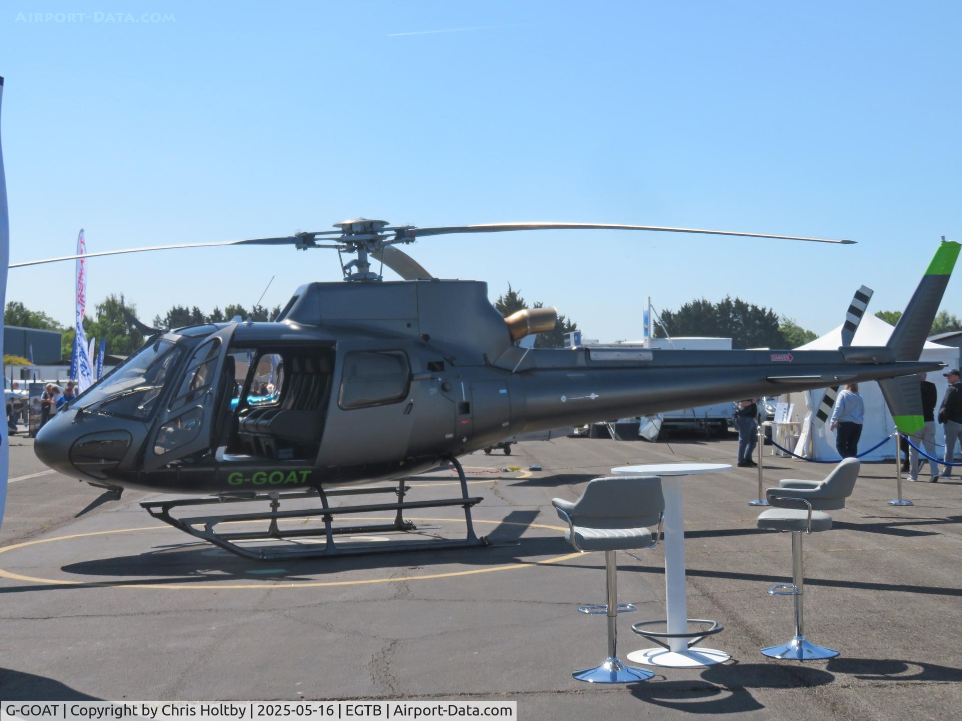 G-GOAT, Airbus Helicopters H125 C/N 9413, At the Air-Britain Fly-in High Wycombe Air Park 2025