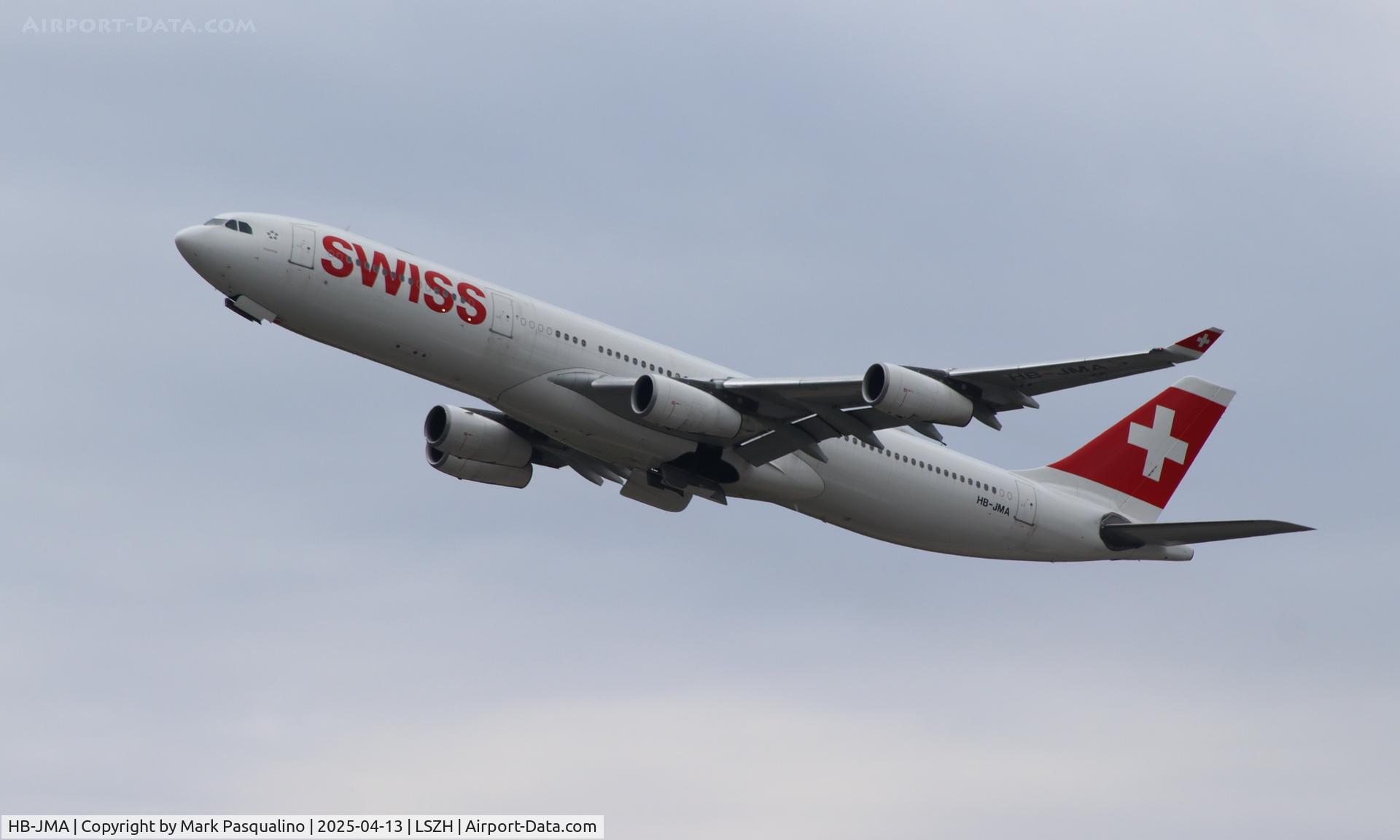 HB-JMA, 2003 Airbus A340-313 C/N 538, Airbus A340-313