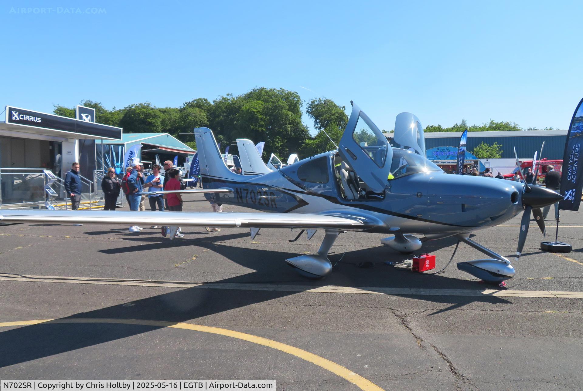 N702SR, 2006 Cirrus SR22 C/N 2198, At the Air-Britain Fly-in High Wycombe Air Park 2025