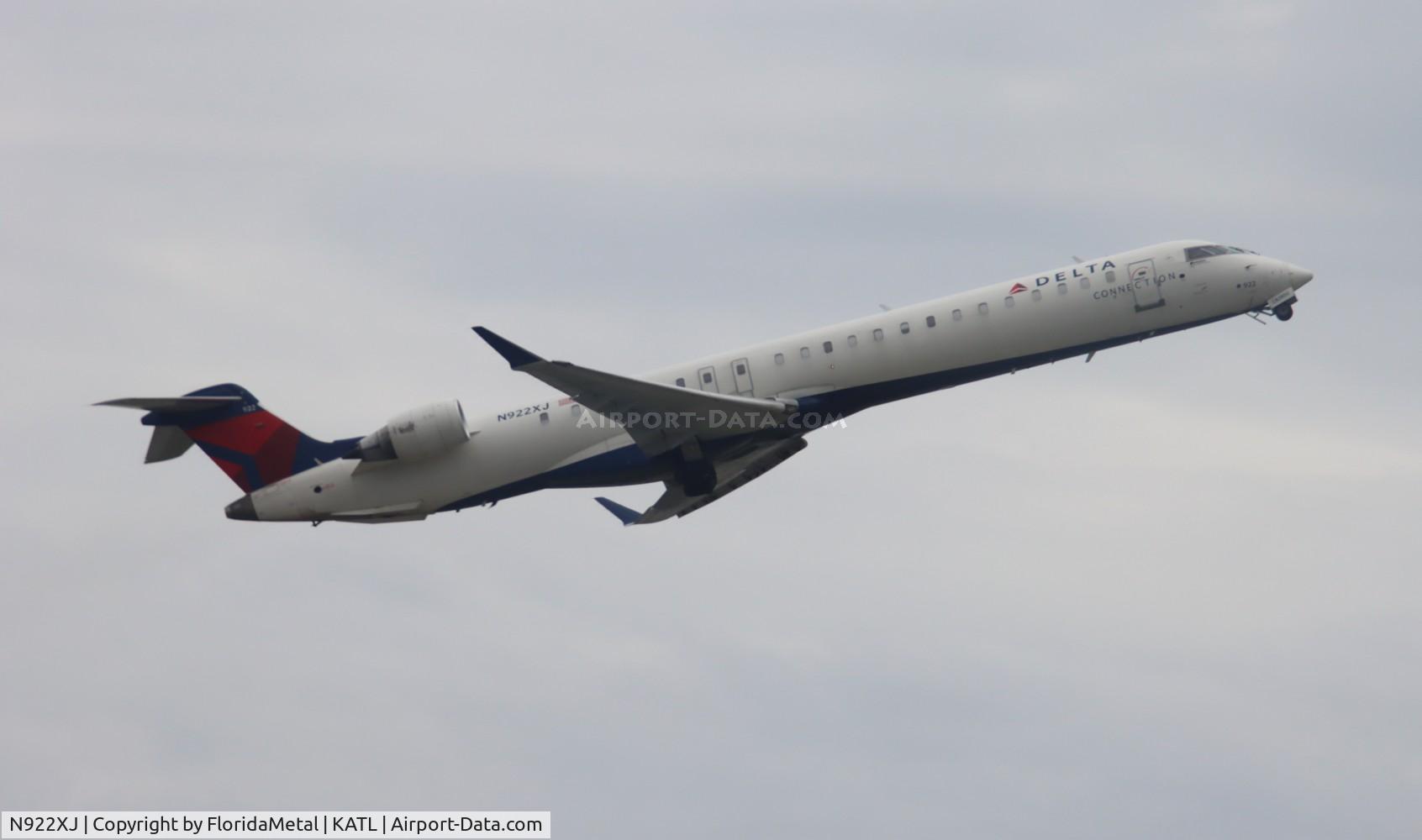 N922XJ, 2008 Bombardier CRJ-900LR (CL-600-2D24) C/N 15174, SKW/DAL CR9 zx atl-csg