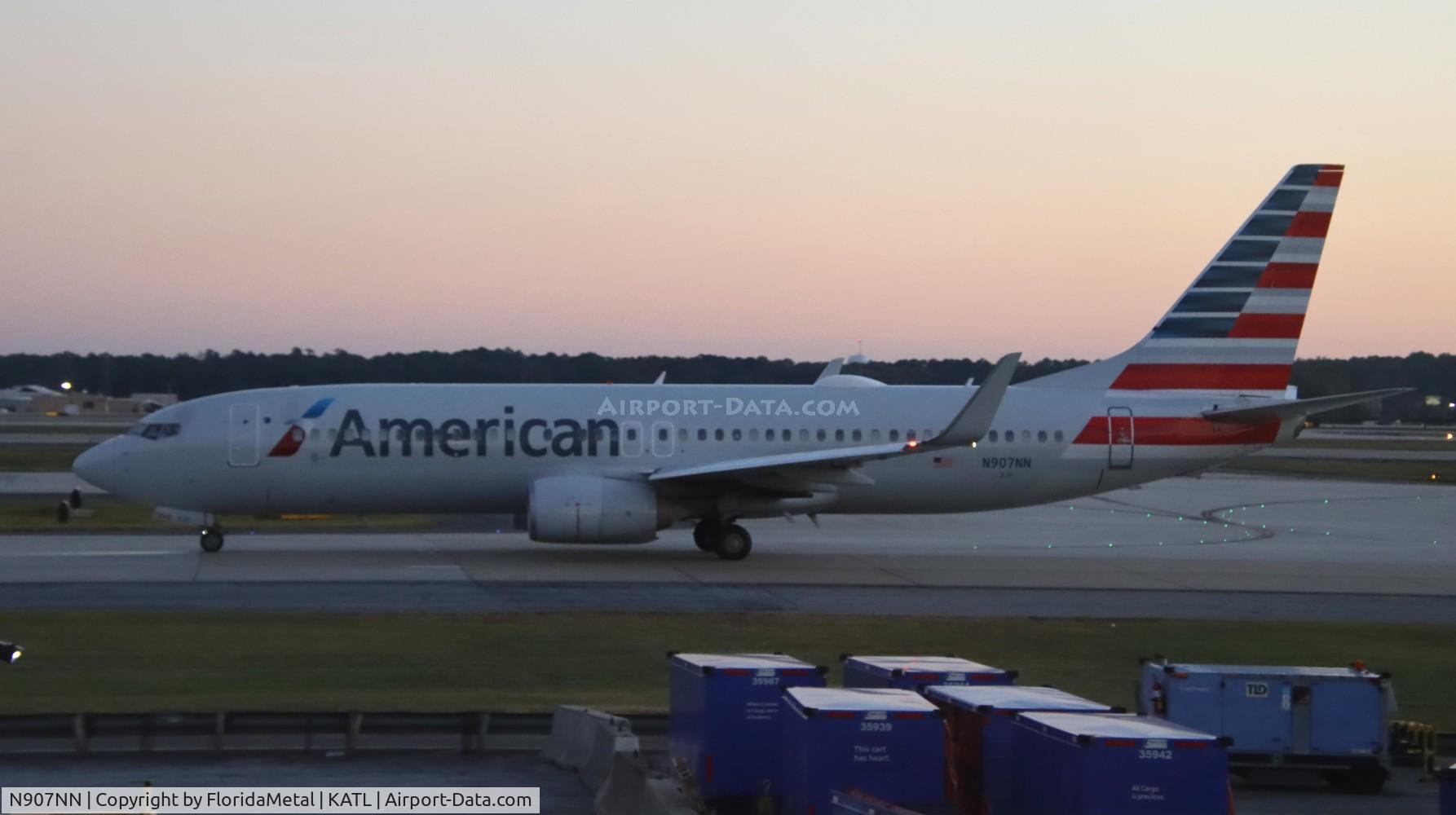 N907NN, 2013 Boeing 737-823 C/N 31158, AAL 738 zx atl-mia